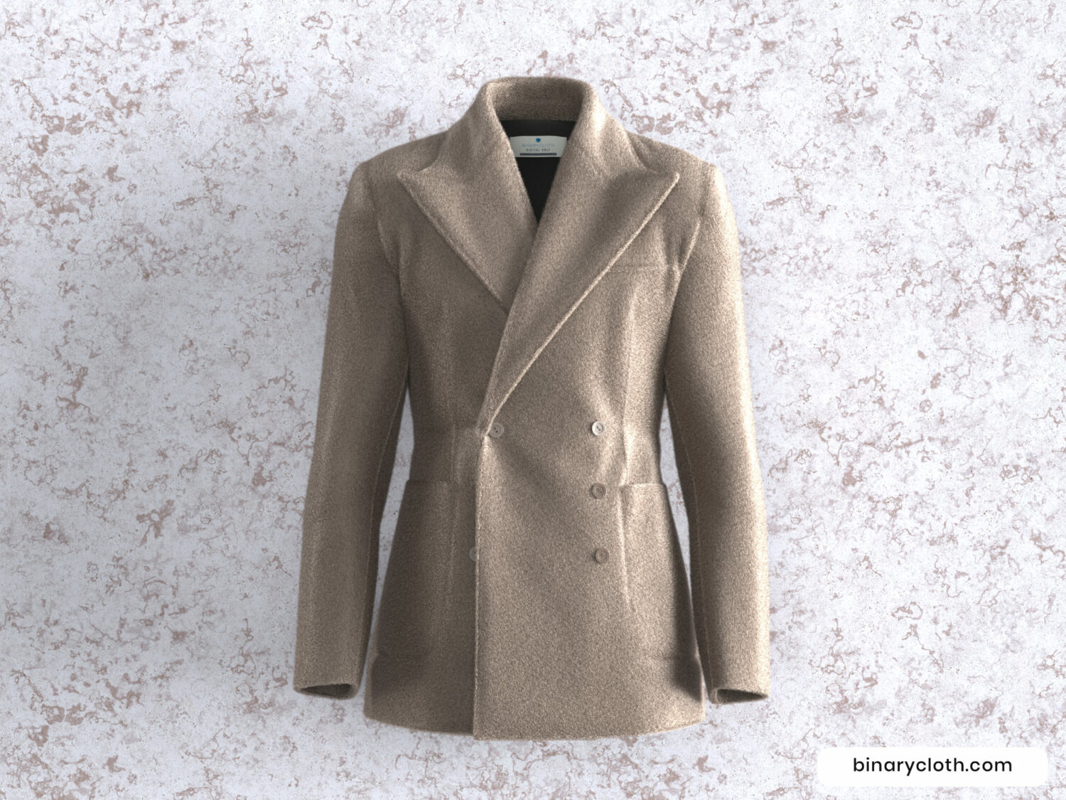 Blazer – 3d virtual fashion sample by binarycloth
