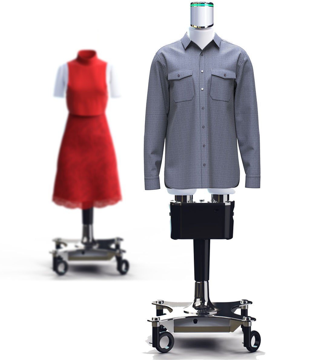 3d digitized apparel model used for fashion production review
