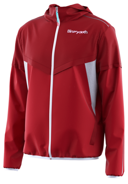 Red 3D garment colorway sample