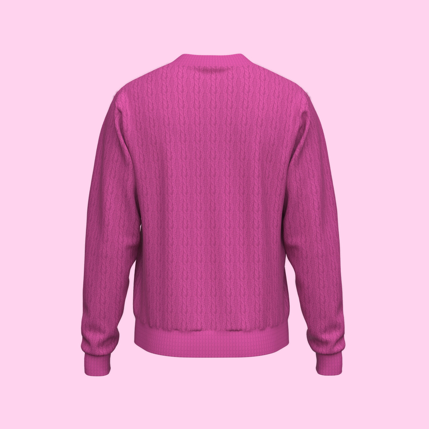 Men's Digital Sweater 3D apparel product view 1