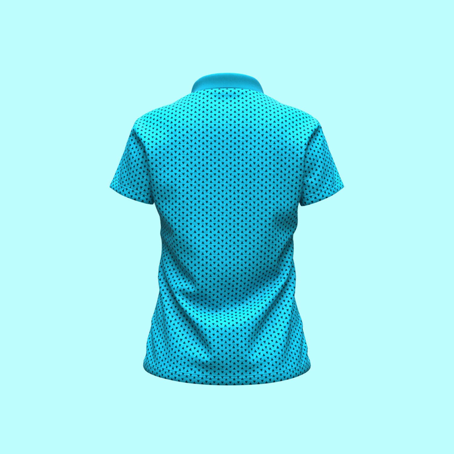 Digital Women's Polo 3D apparel product view 1
