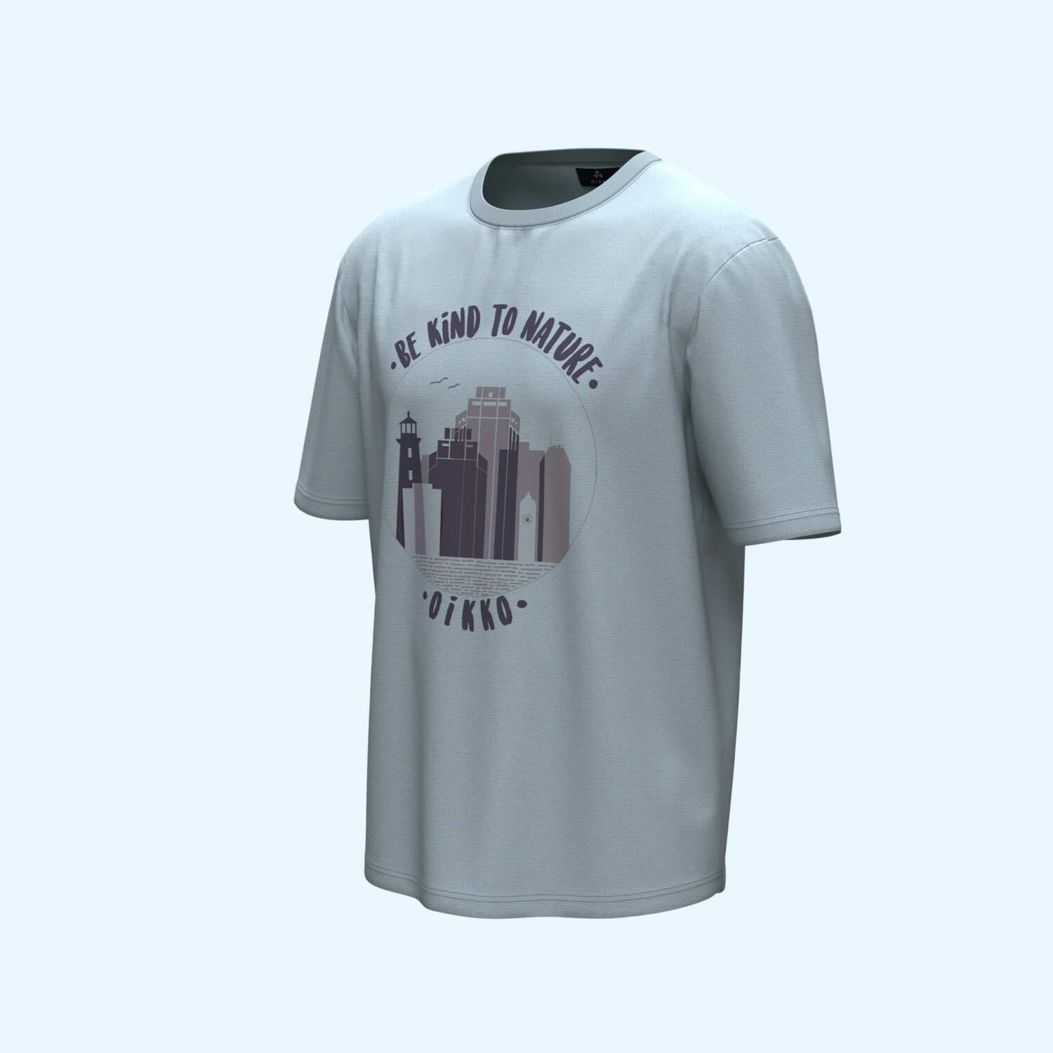Men's Oversized T-Shirt 3D apparel product view 2