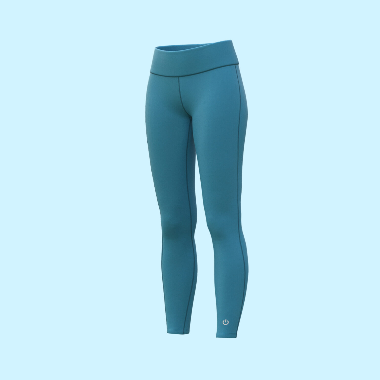 Women's 3D Sports Leggings 3D apparel product view 2