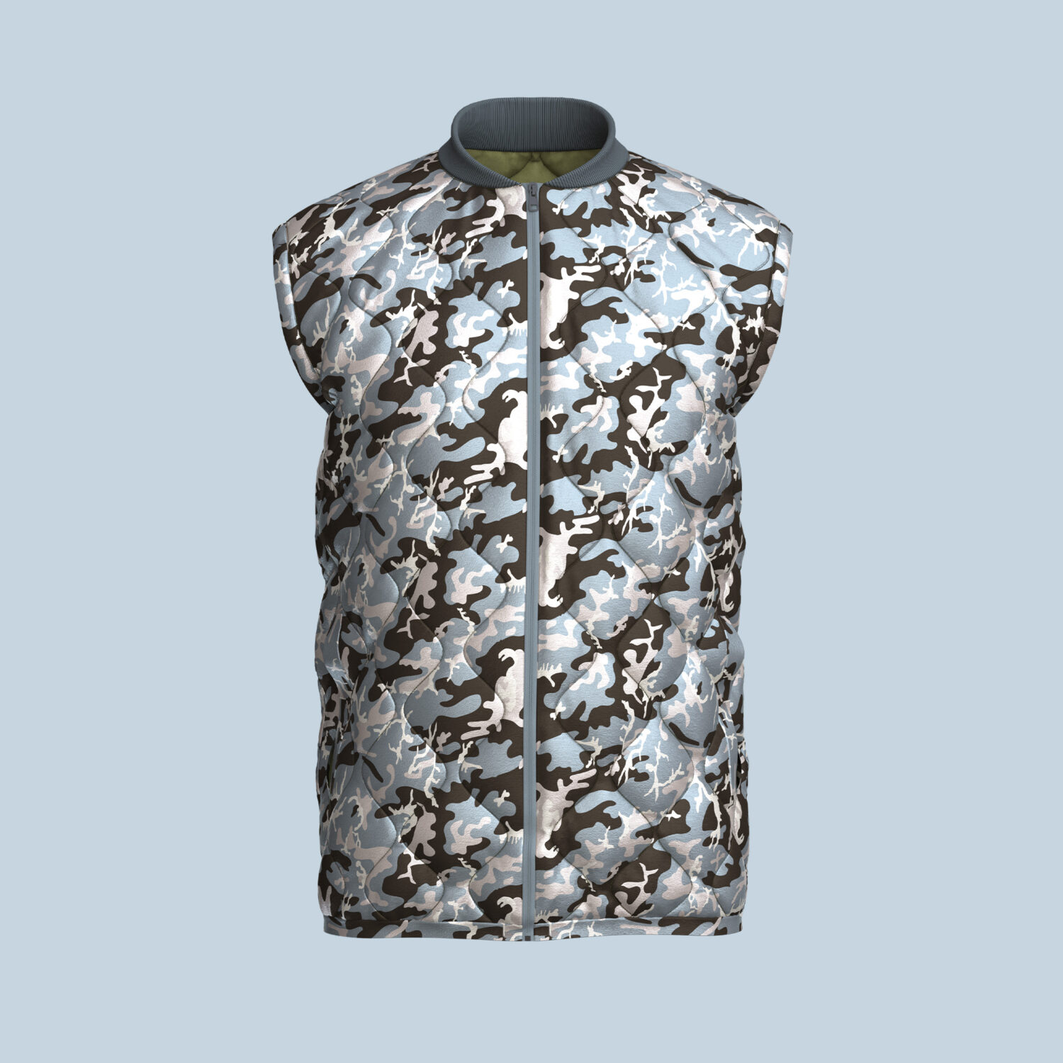 3D Digital Quilted Vest