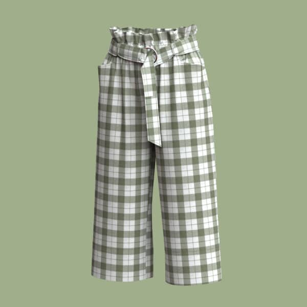Women Fashion Pantacourt Pant - Image 2
