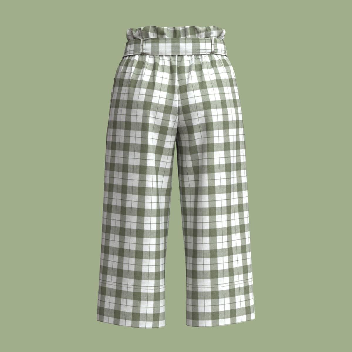 Women Fashion Pantacourt Pant - Image 3
