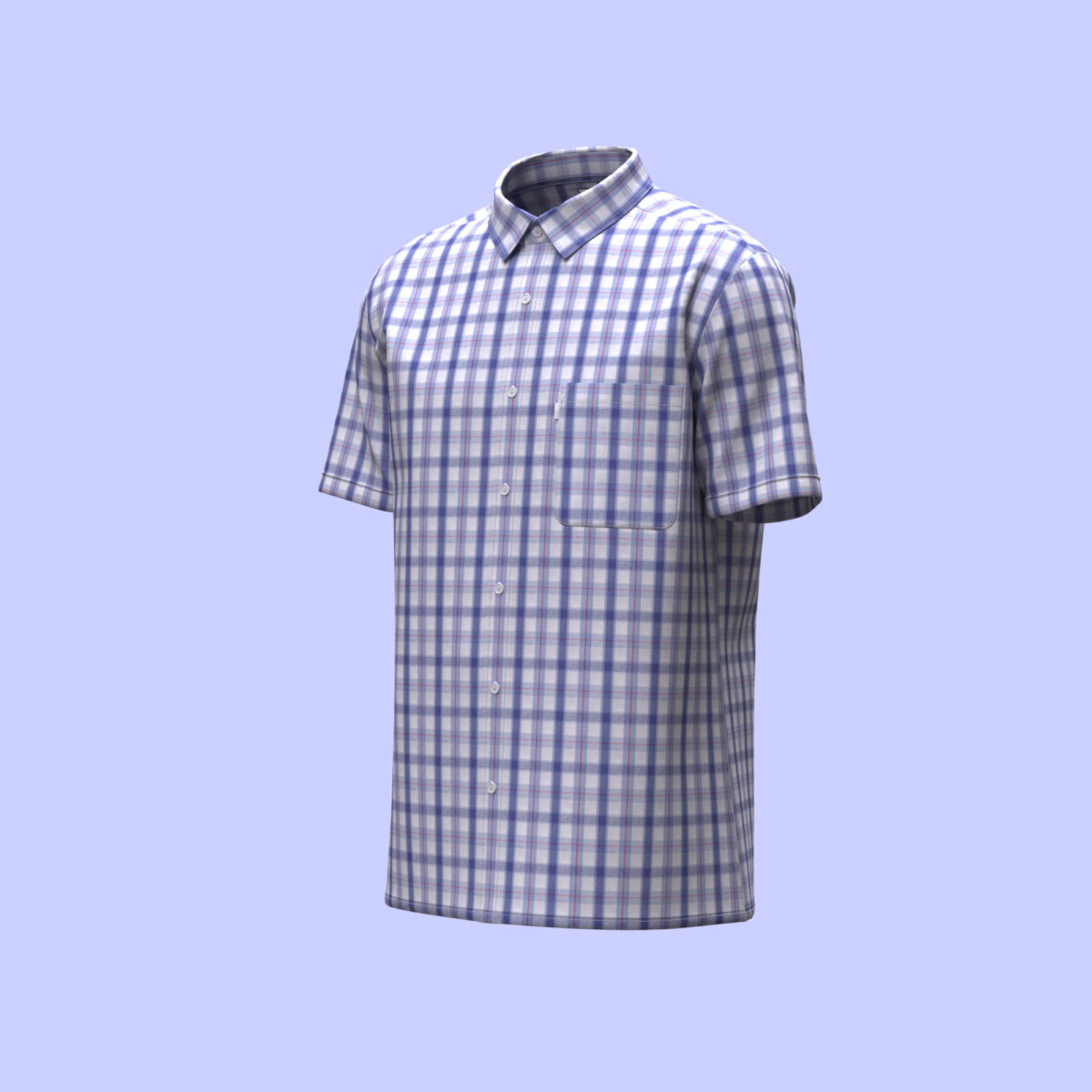 Men's Short Sleeve Basic Shirt - Image 3