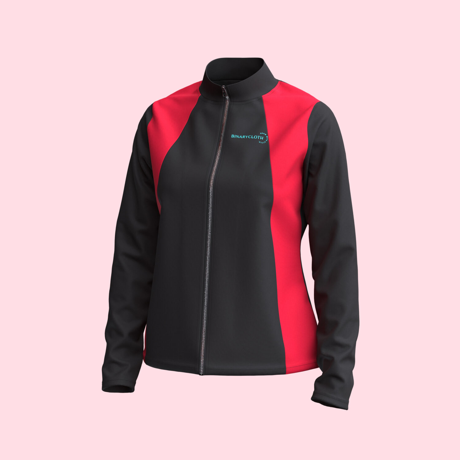 Women's Contrast Jacket 3D apparel product view 1