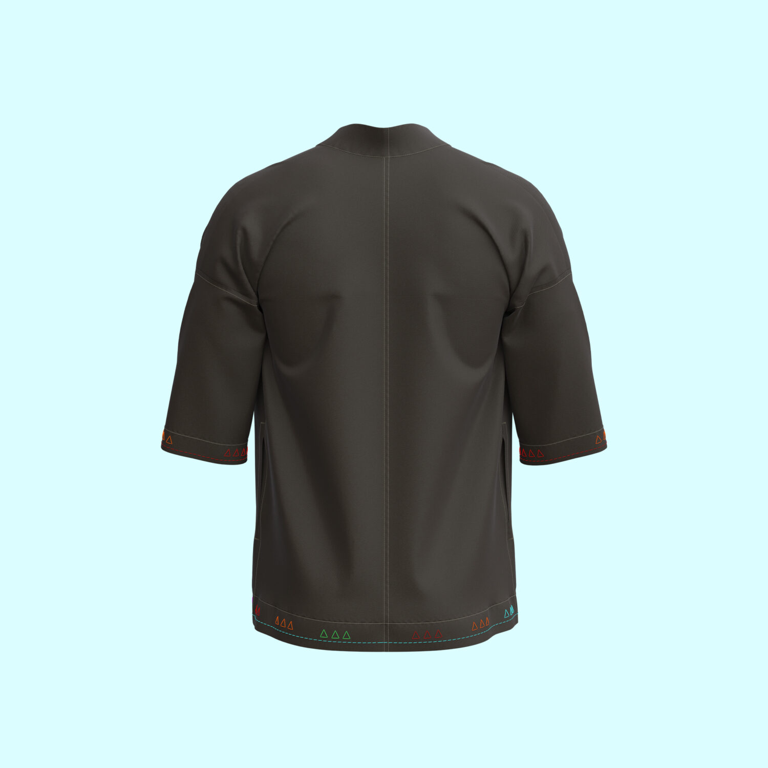 Men's Samurai Cardigan 3D apparel product view 1