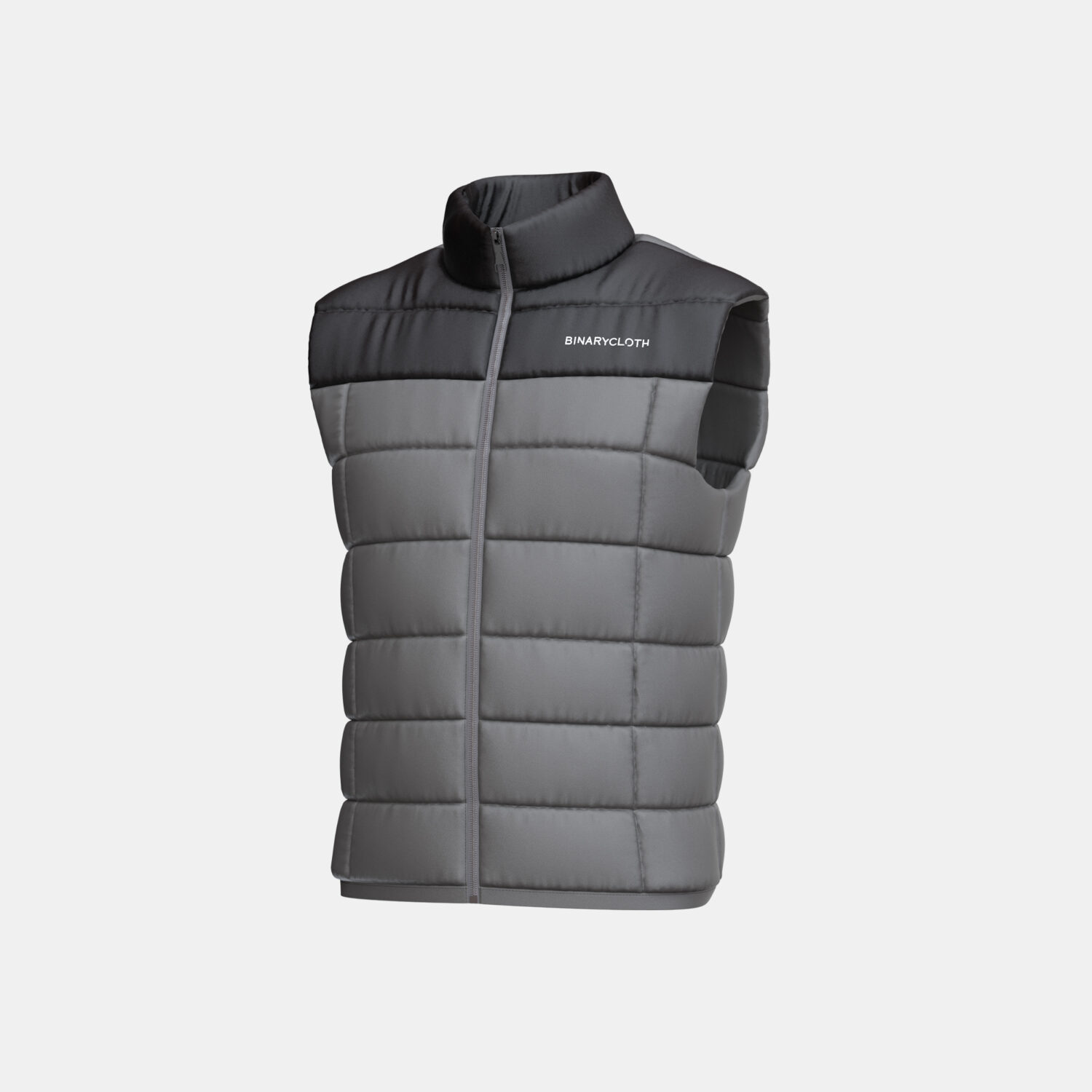 Digital Puffer Vest 3D apparel product view 4