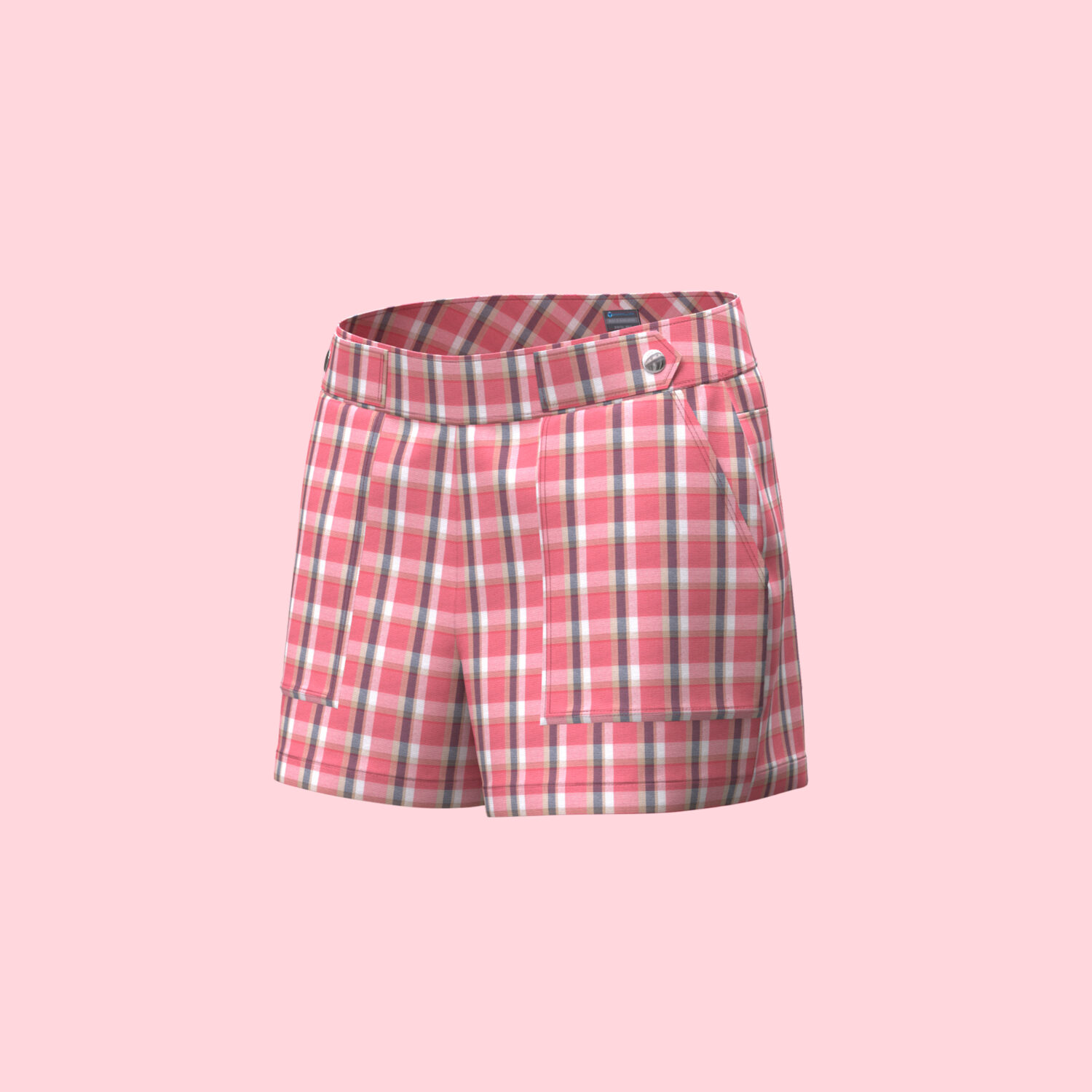 Men's Woven Shorts 3D apparel product view 2