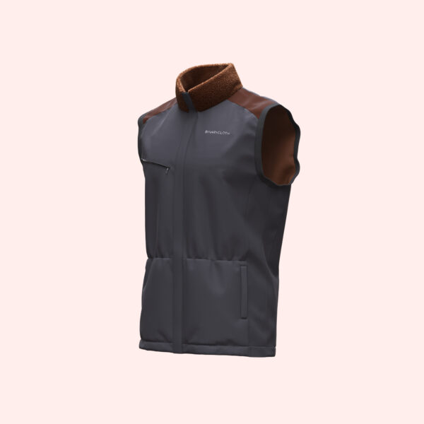 Men's Virtual Turtleneck Vest - Image 3