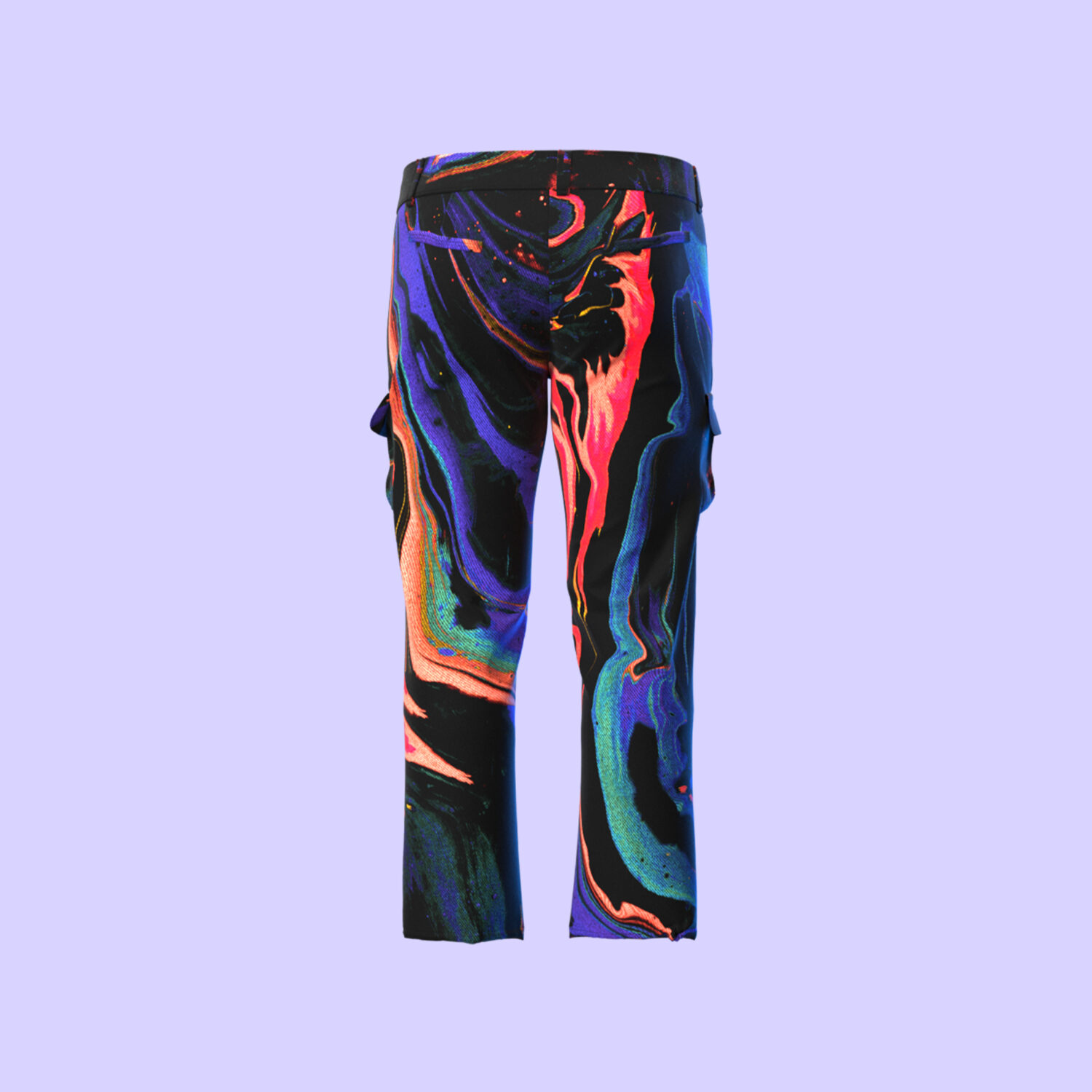 Men's Abstract Pant 3D apparel product view 1