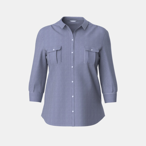 Women's Double Pocket Check Shirt