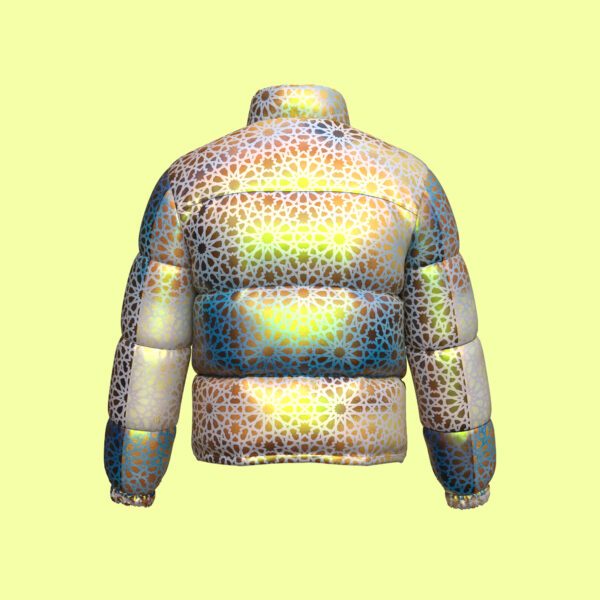 Luminous Mandala Quilted Down Jacket – 3D High-Fidelity Model - Image 2