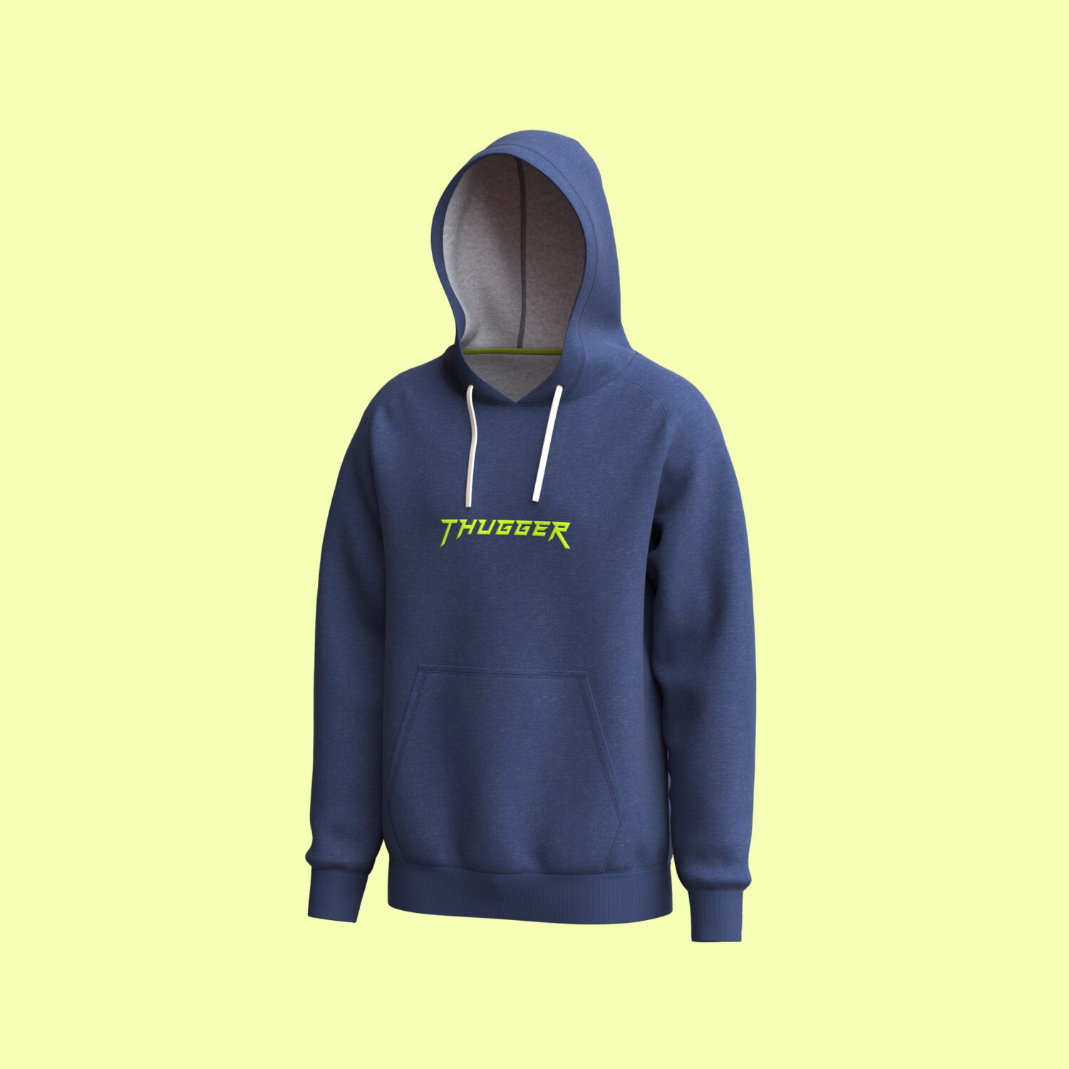 Men's Virtual Hooded Sweatshirt 3D apparel product view 1