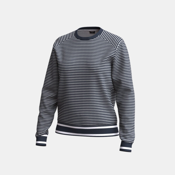 Women's Stripe Sweatshirt - Image 2