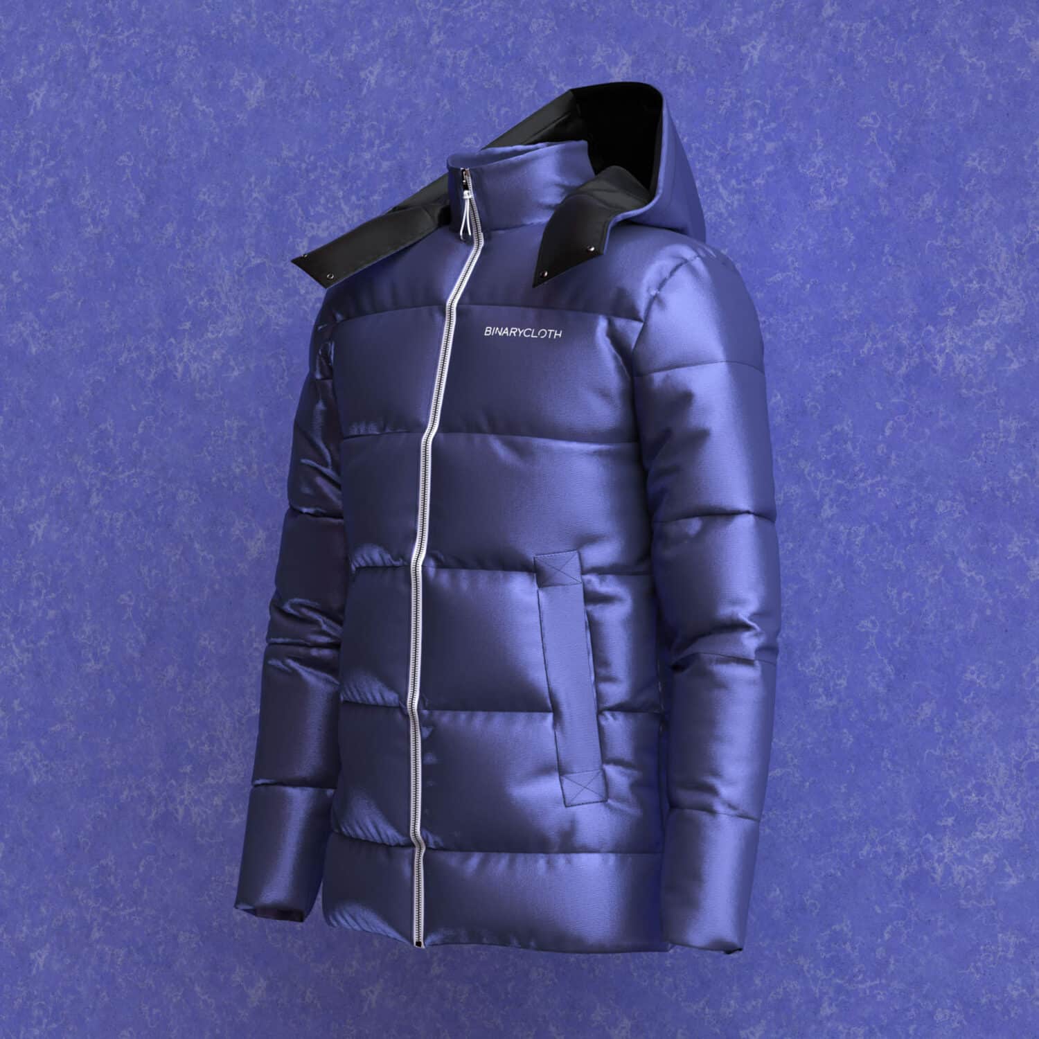 Men's Padded Jacket 3D apparel product view 1