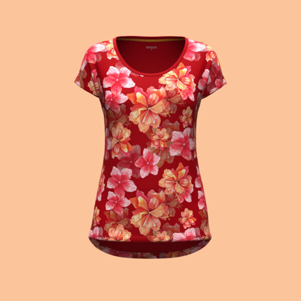 Women Tropical Bloom Tee