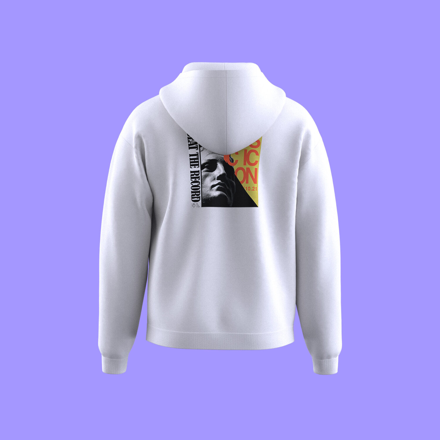 Men Iconic Pulse Hoodie 3D apparel product view 1
