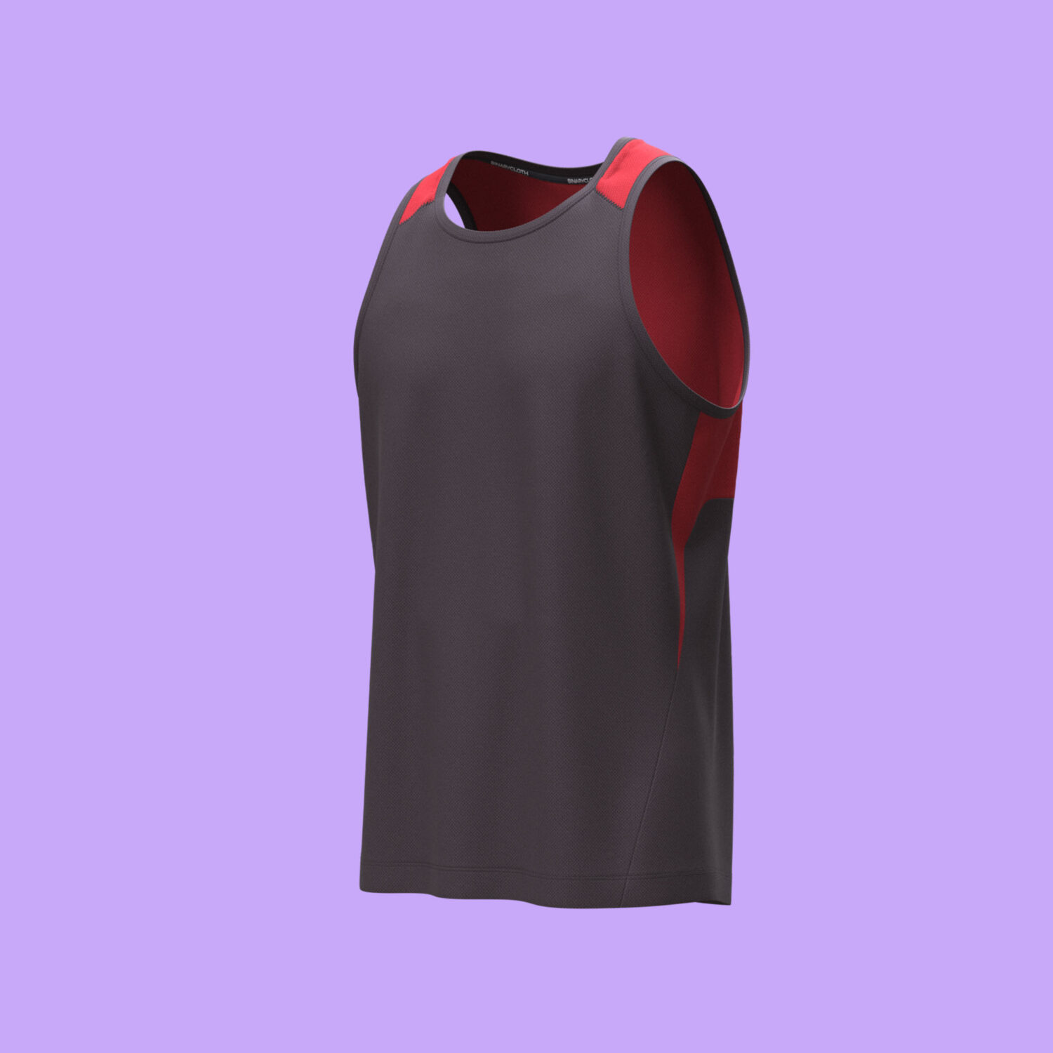 Men's Athletic Tank Top 3D apparel product view 1