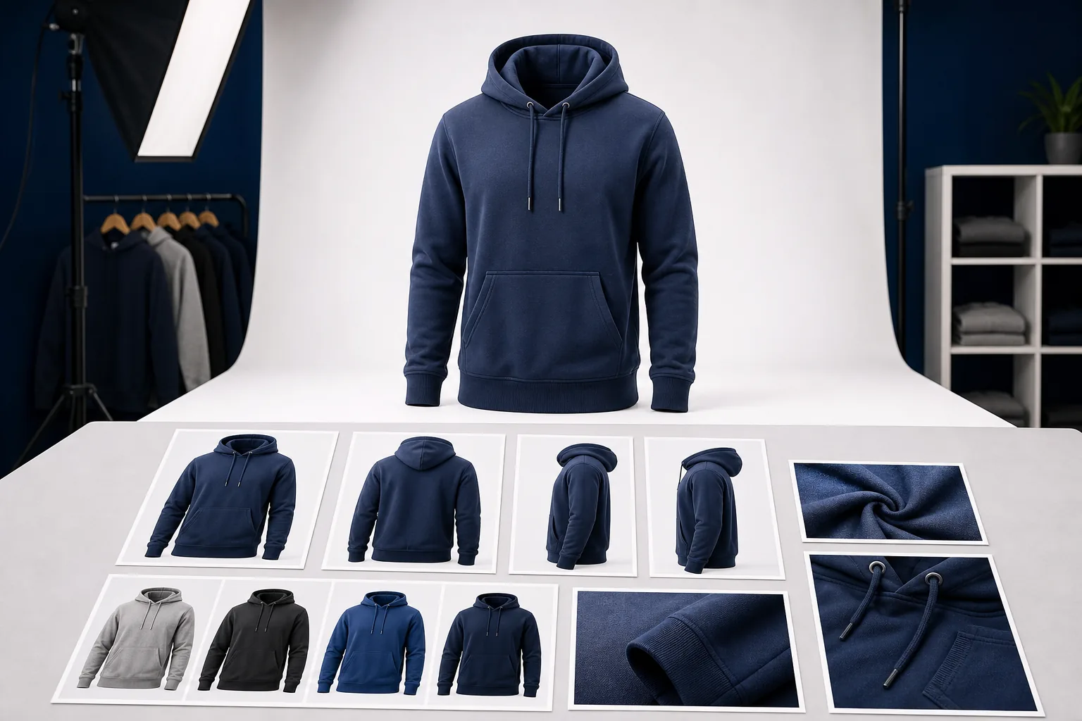 Amazon apparel photography requirements with ecommerce clothing image set