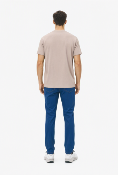 Bc10877 Back View — Men&Amp;#8217;S T-Shirt In Taupe Bc10877 back view — men's t-shirt in taupe