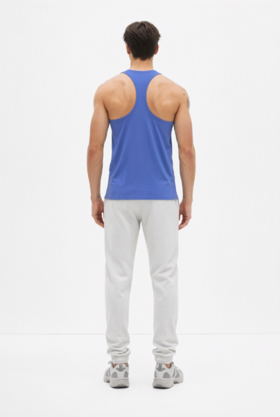 Bc11657 Back View — Men&Amp;#8217;S Racerback Tank Top In Royal Blue Bc11657 back view — men's racerback tank top in royal blue