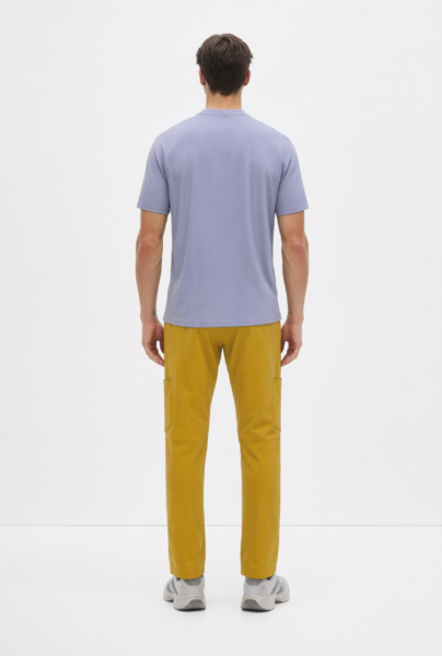 Bc10105 Back View — Men&Amp;#8217;S T-Shirt In Slate Blue Bc10105 back view — men's t-shirt in slate blue
